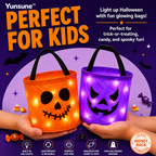 Yunsune™ Light-Up Trick-or-Treat Bags🎃