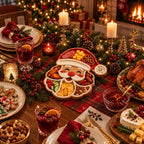 🎄 50% OFF | Christmas Character Snack Serving Tray – Festive Party Platter