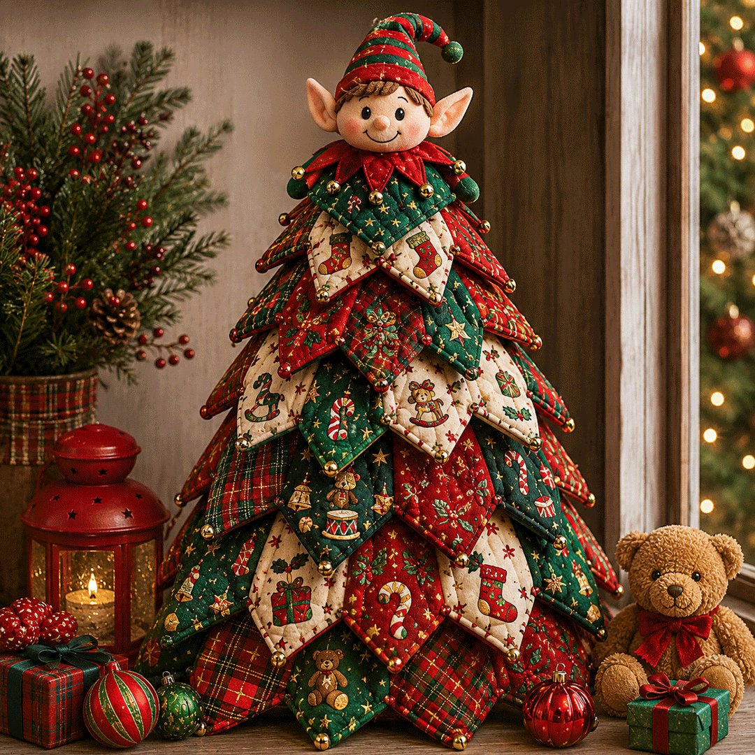 👼 Christmas Angel DIY Quilted Christmas Tree Kit
