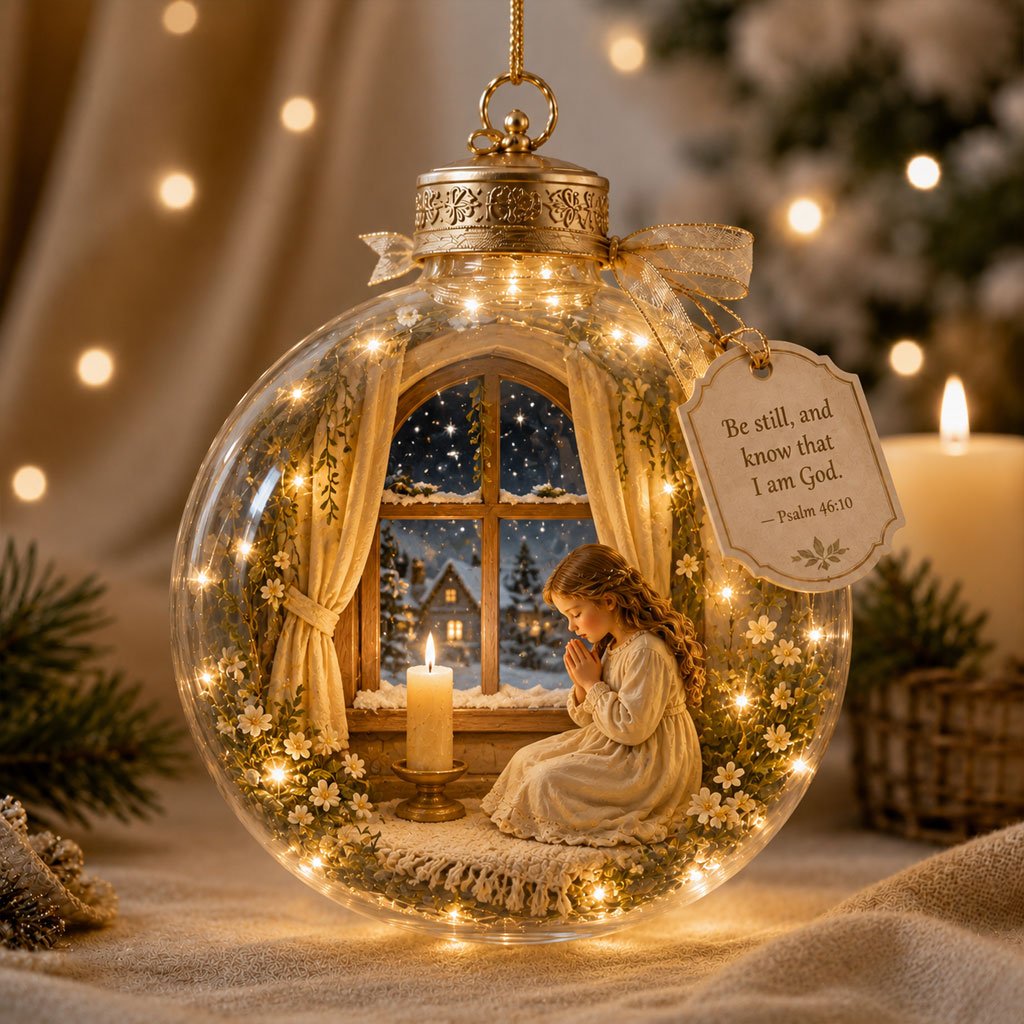 ✨✨Illuminated Christian Scripture Keepsake Ornaments