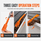 🔧 LIMITED‑TIME 49% OFF! ✨ No-Climb Gutter Cleaning Tool
