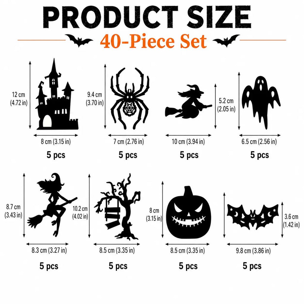 🎃 Halloween Spooky 3D LED Wall Decorations