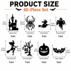 🎃 Halloween Spooky 3D LED Wall Decorations