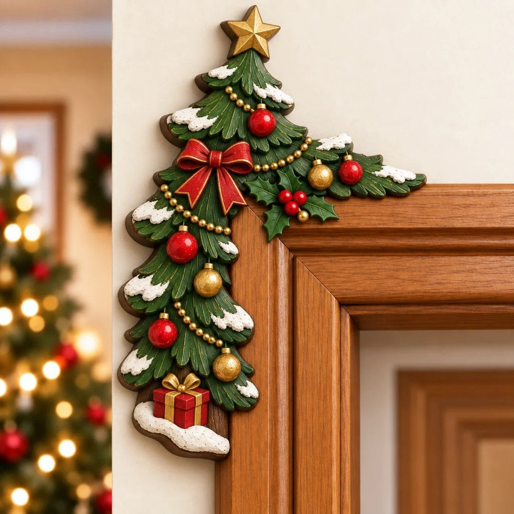 🎅✨Christmas Peekaboo Door Frame Corner Decor – 3D Holiday Character Decoration