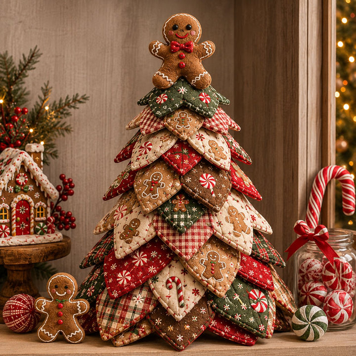 🦌 Classic Reindeer DIY Quilted Christmas Tree Kit
