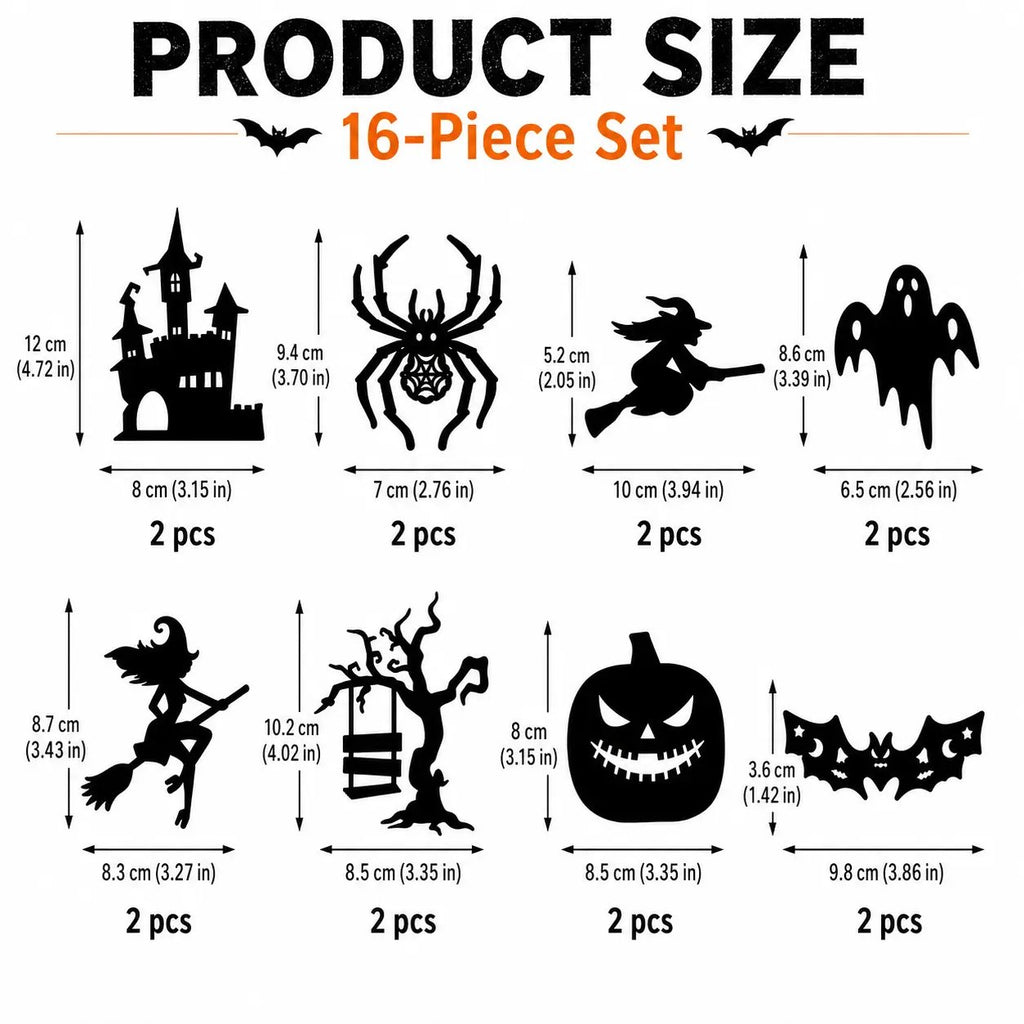🎃 Halloween Spooky 3D LED Wall Decorations