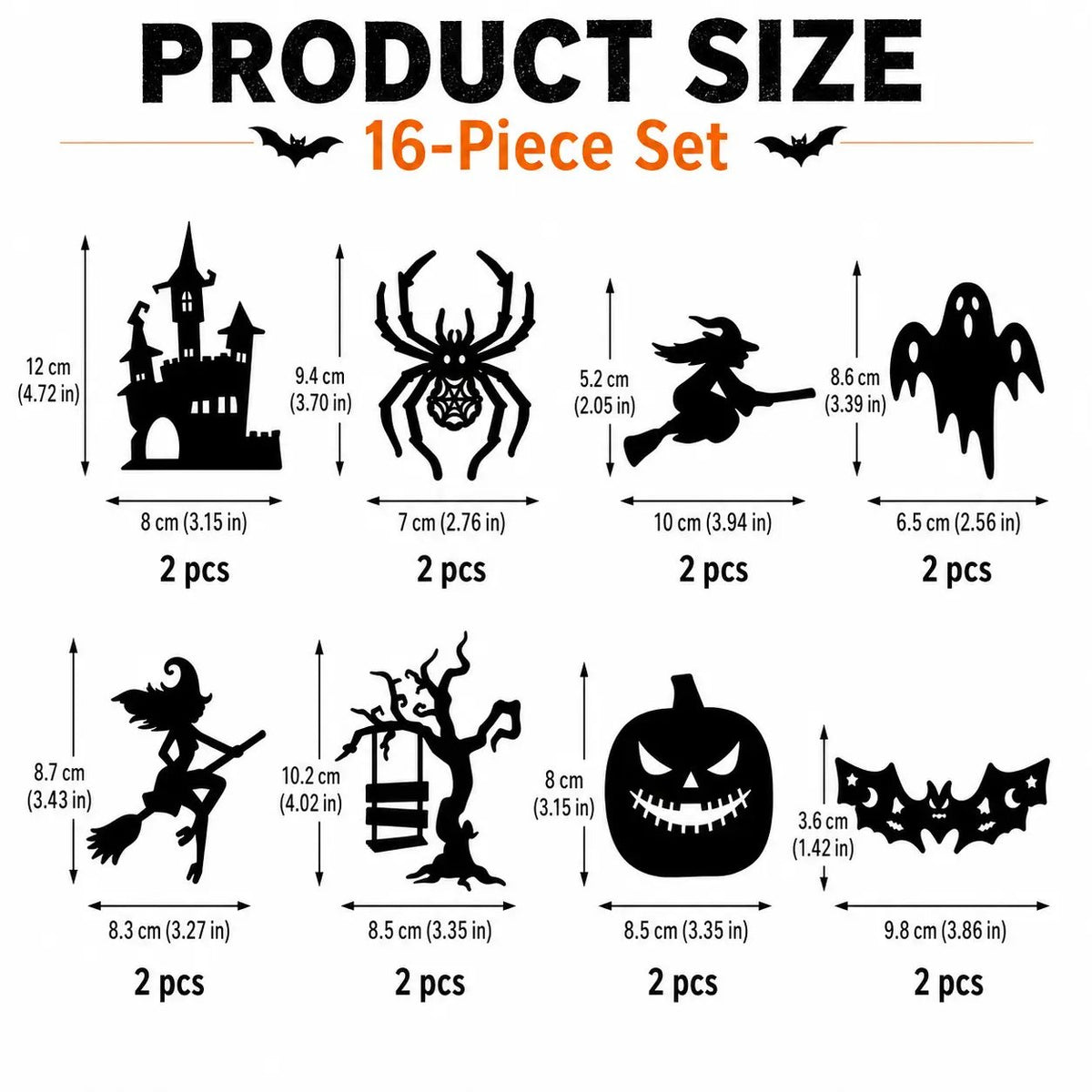 🎃 Halloween Spooky 3D LED Wall Decorations