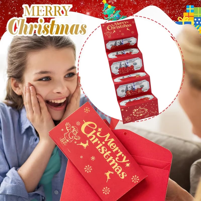 🎄 ONLY £6.99! Christmas Cash Gift Envelope – Fun Money Surprise Gift Idea 🎁