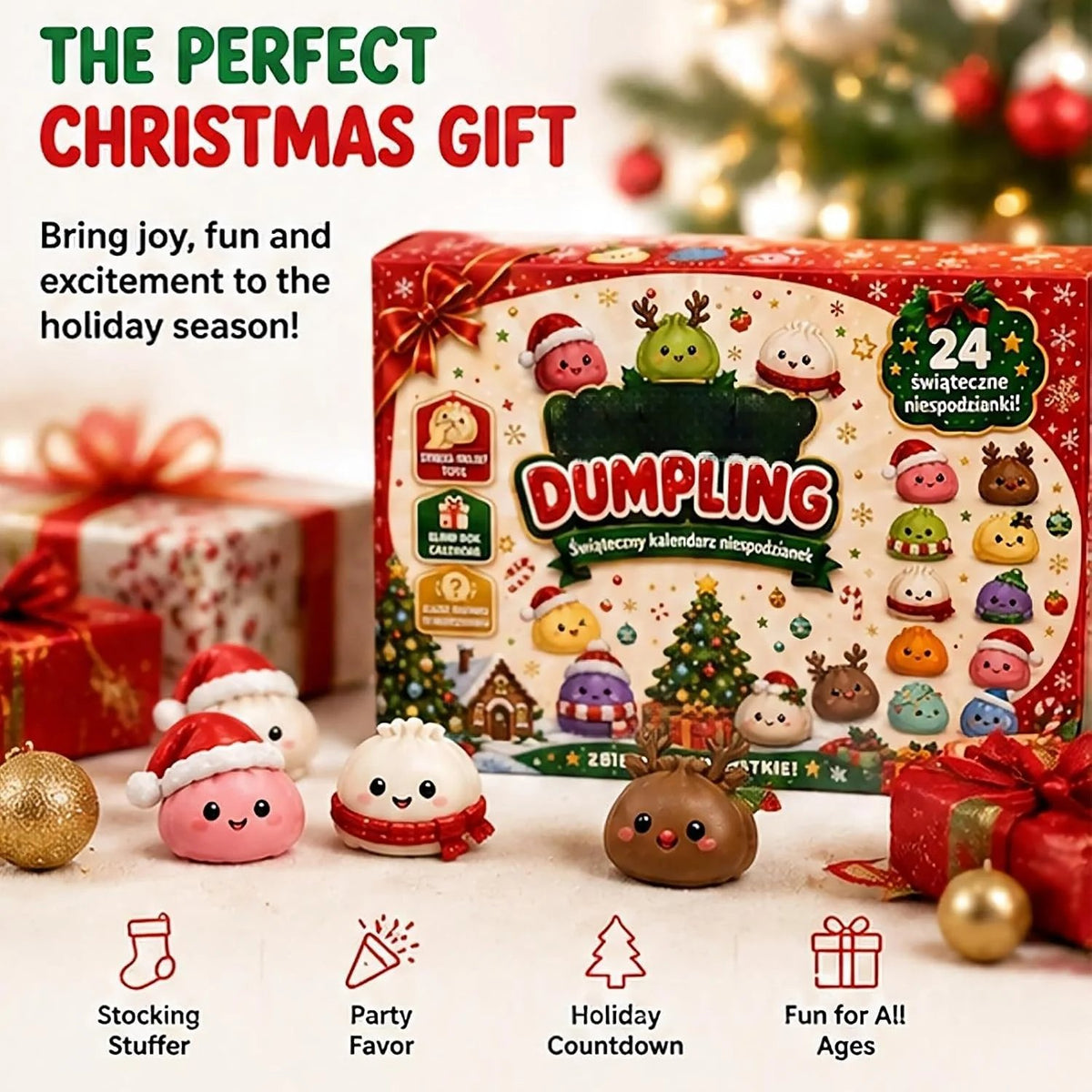 🎁Christmas Sale 58% Off🎄24 Days of Squishy Christmas Surprises