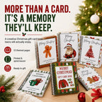 🔥 Only £7.99 |Christmas Gift Card Book 🎄 More Than a Card, A Memory to Keep