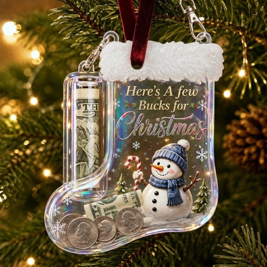 🎄  Christmas Stocking Money Holder Ornament 🎁 A Fun Way to Gift Cash