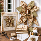 Peacock - Handmade Quilted Door Bow DIY Sewing Kit