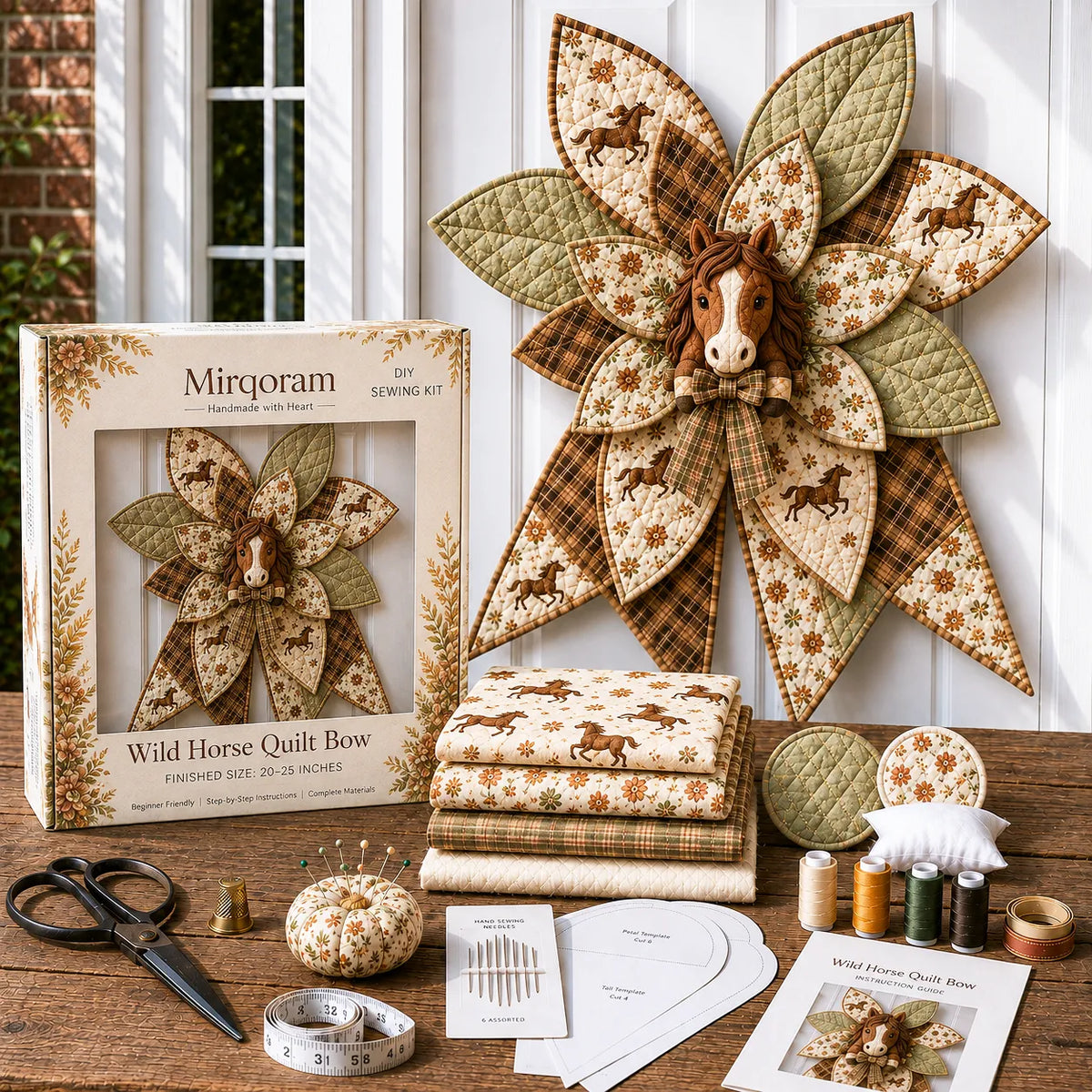 Bigfoot - Handmade Quilted Door Bow DIY Sewing Kit