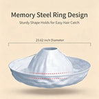Portable Waterproof Hair Cutting Cape, Hair Catcher Bib, Reusable Barber Apron For Household & Salon Hair‐Cutting
