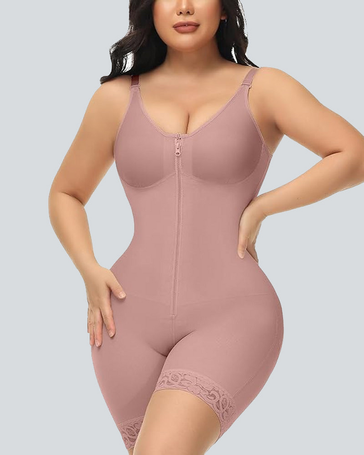 Tummy Control Butt Lifter Shaper with Zipper Crotch Fajas Colombianas