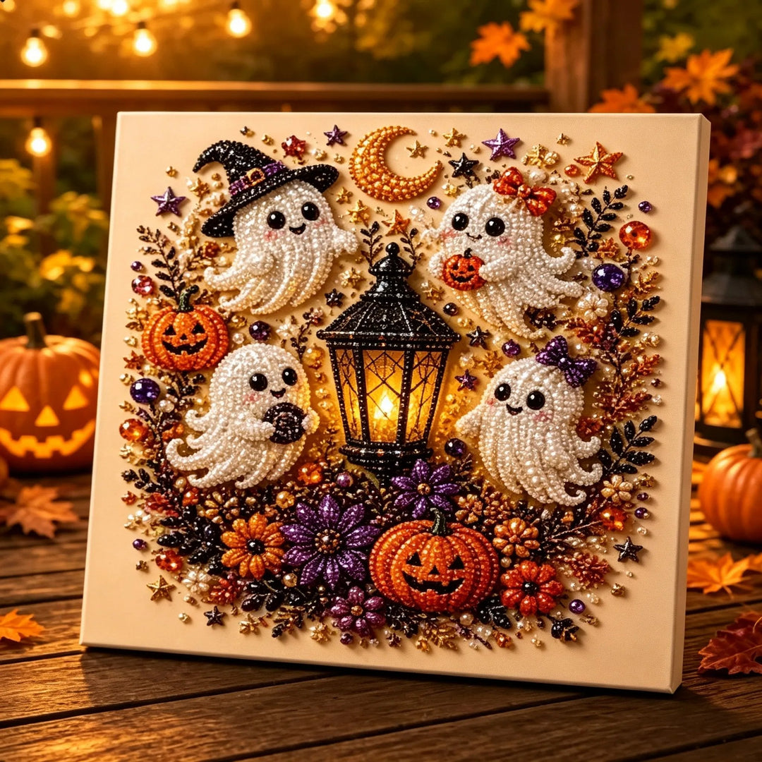 🔥Last Day 49% OFF -🎃Halloween DIY Diamond Art Kit