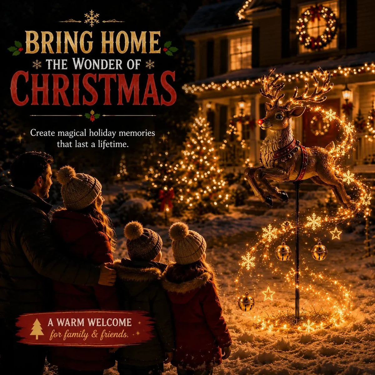 🎄 ✨Christmas Magic Solar Garden Stake Light