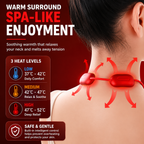 🔥 Relieve Neck Tension Anytime, Anywhere|Smart Heat Therapy & EMS Massage In One Lightweight Device