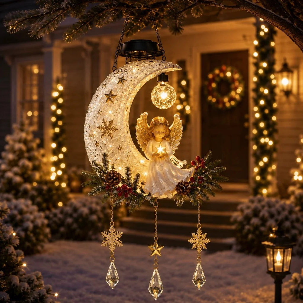 ✨ 45% OFF | Christmas Angel Moon Light – Magical Holiday Glow