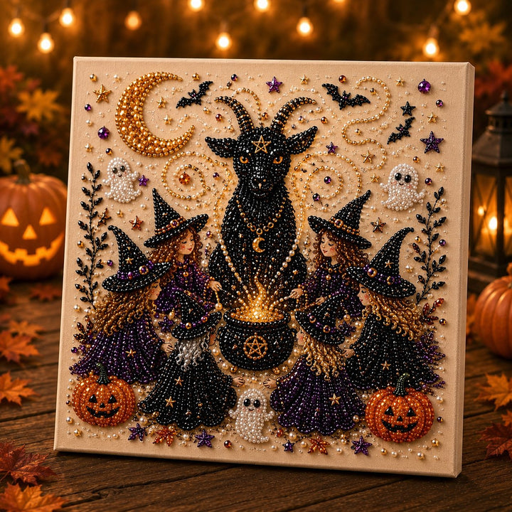 🔥Last Day 49% OFF - 🎃Halloween Theme Pearl Art DIY Kit 👻