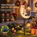 🔥 68% OFF | Christmas Moon Solar Garden Light 🎄