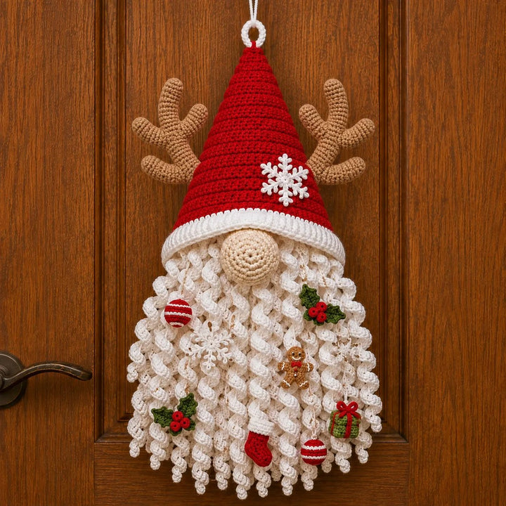 🧶DIY Seasonal 3D Crochet Door Hanger Kit Collection | Coordinated Yarn, Filling, Accessories & Step-by-Step Instructions Included 💕
