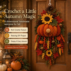 🧶DIY Seasonal 3D Crochet Door Hanger Kit Collection | Coordinated Yarn, Filling, Accessories & Step-by-Step Instructions Included 💕