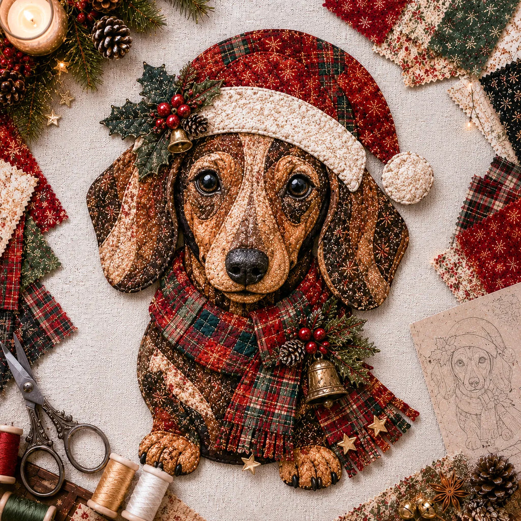 🎅Christmas Patchwork Fabric DIY Decor Kit