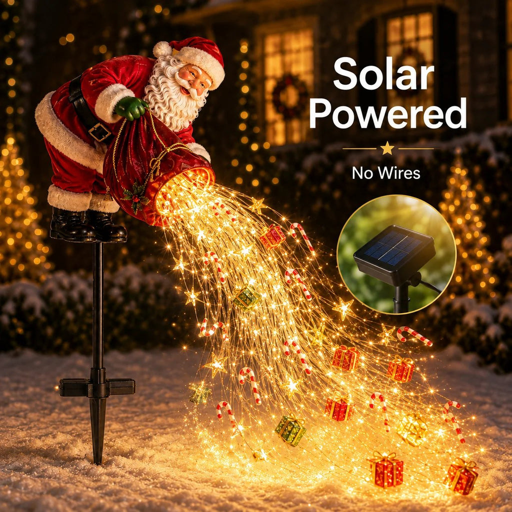 🎅Christmas Early Discount 50% Off 🎁 Santa's Magic Pour – Flowing LED Christmas Garden Light