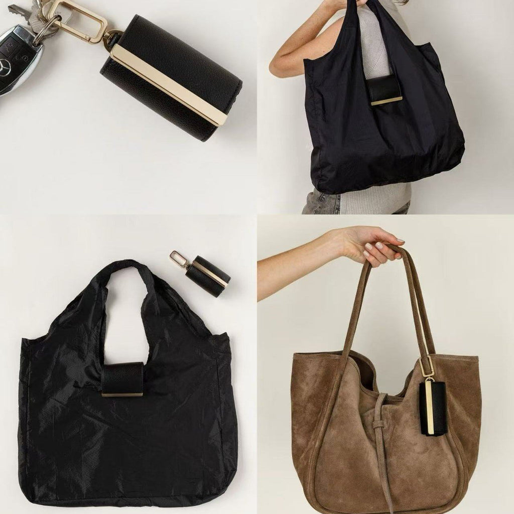 🔥✨ Pocket-Sized Foldable Keychain Tote Bag