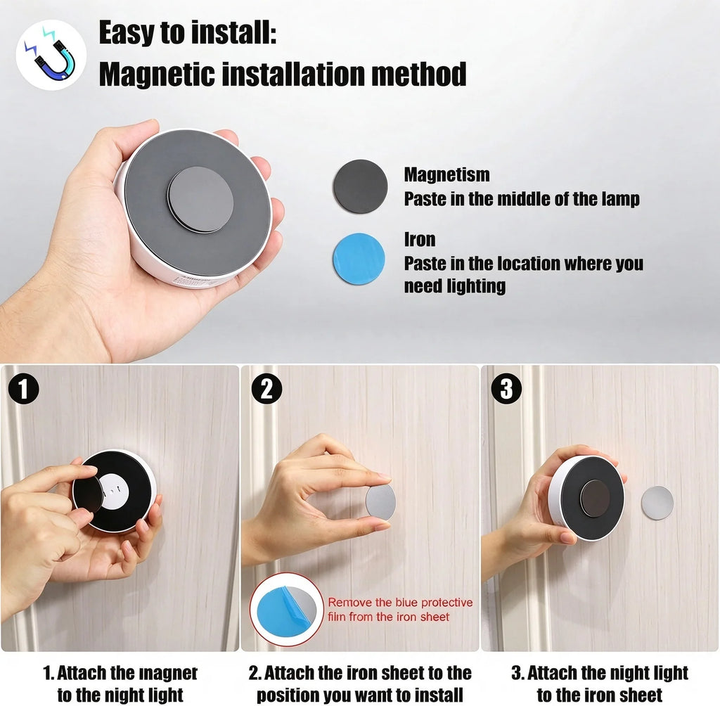 Motion Sensor Light, Rechargeable Night Light 💡