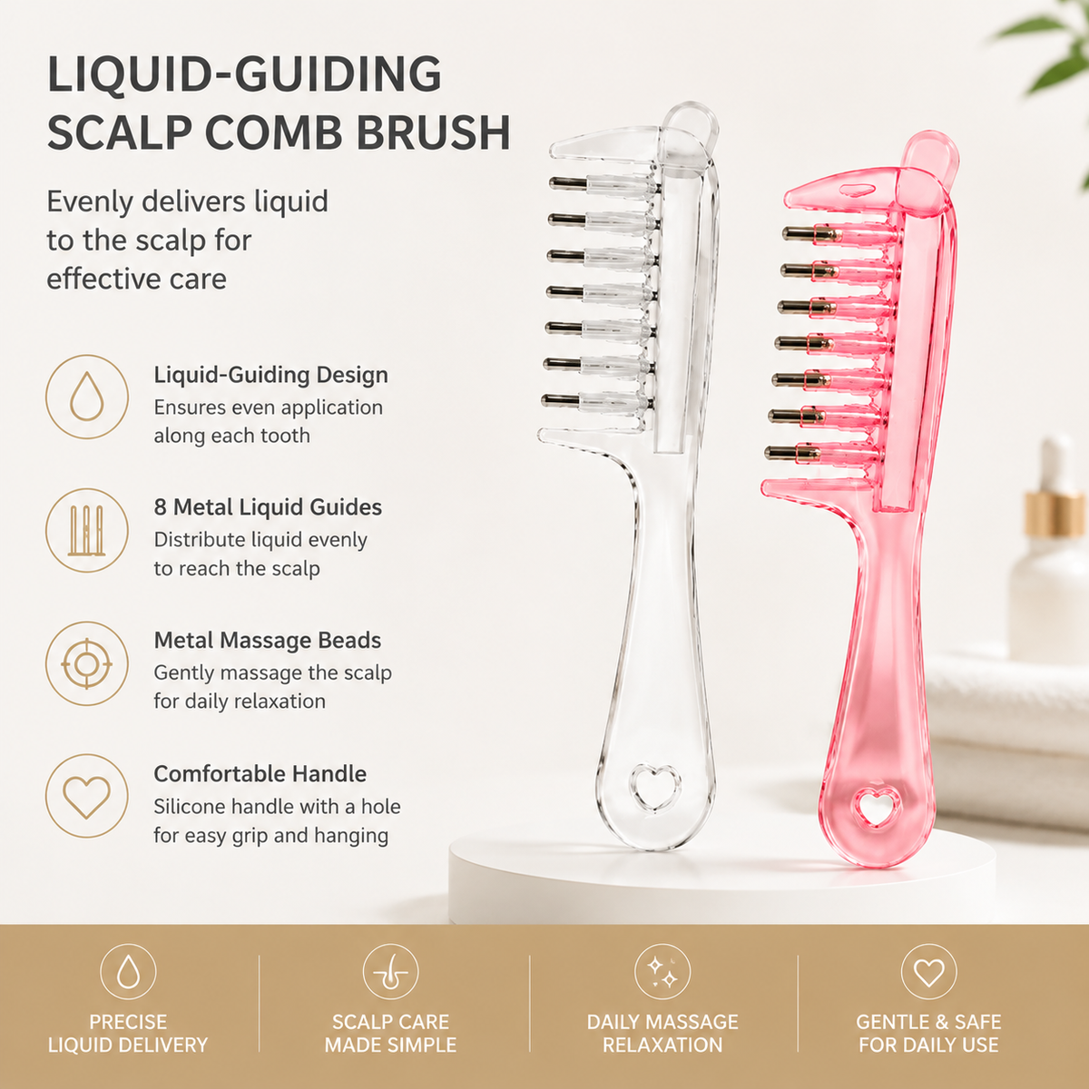 Scalp Treatment Applicator Comb ✨