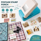 📮Create-Your-Own Vintage Stamp Paper Punch✂️