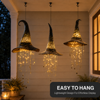 🔥50% Off Last Day🔥Lighted Witch Hat Hanging Chime