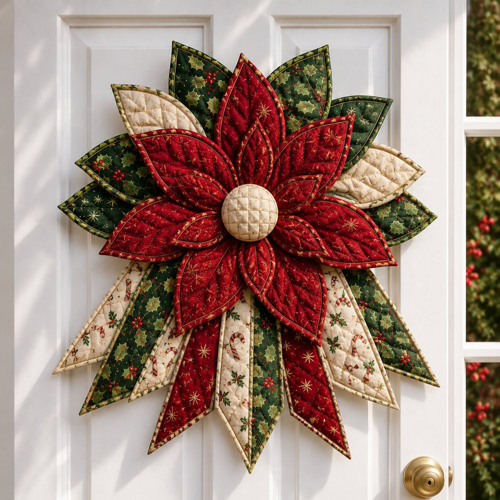 Frosty Snowman Wishes - Oversized Christmas Character Quilted Door Hanger Sewing Kit