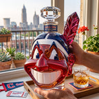 125th Anniversary Vintage Baseball Whiskey Bottle