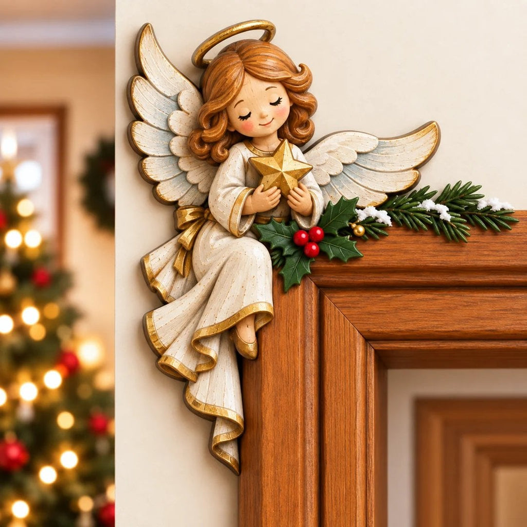 🎅✨Christmas Peekaboo Door Frame Corner Decor – 3D Holiday Character Decoration