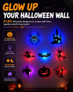 🎃 Halloween Spooky 3D LED Wall Decorations