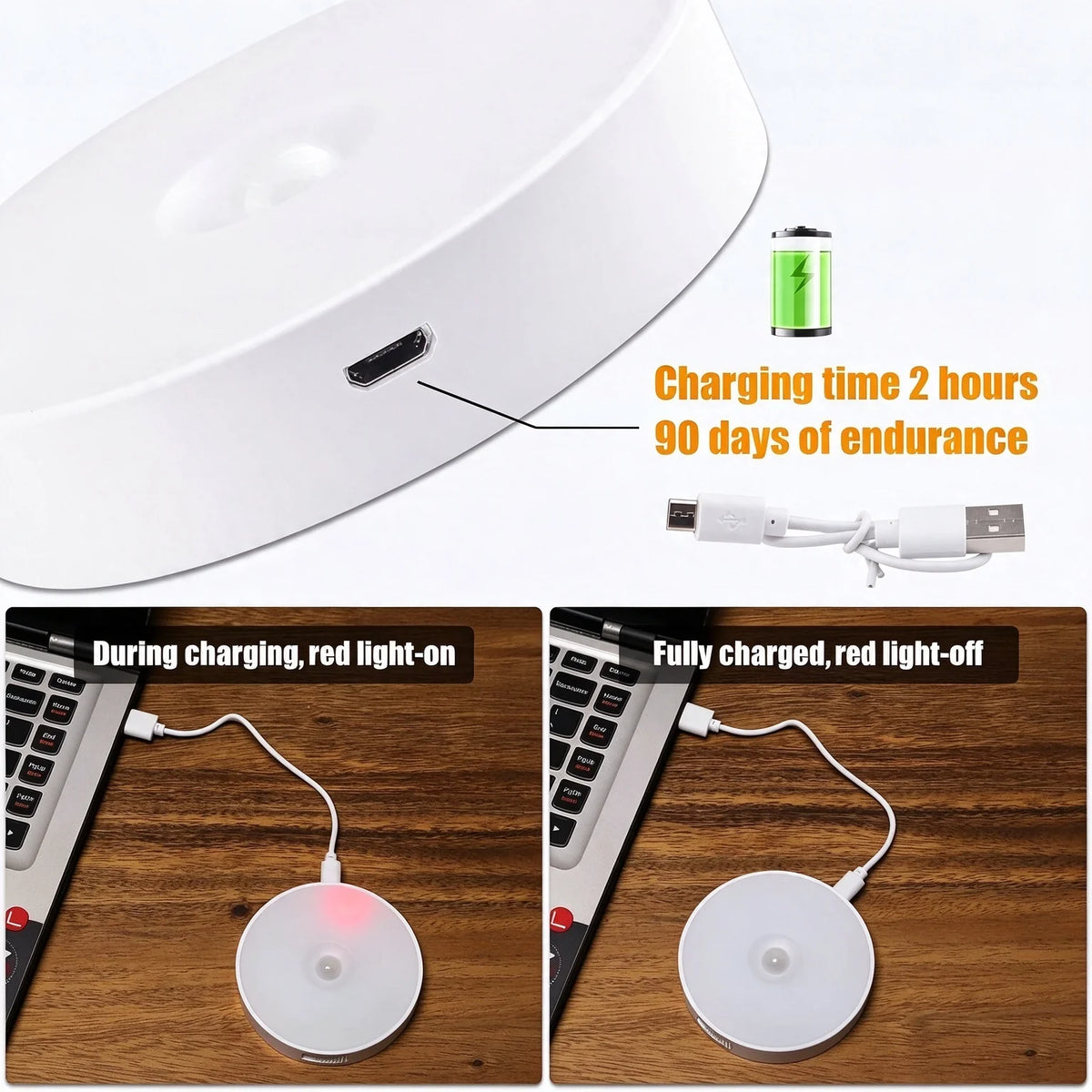 Motion Sensor Light, Rechargeable Night Light 💡
