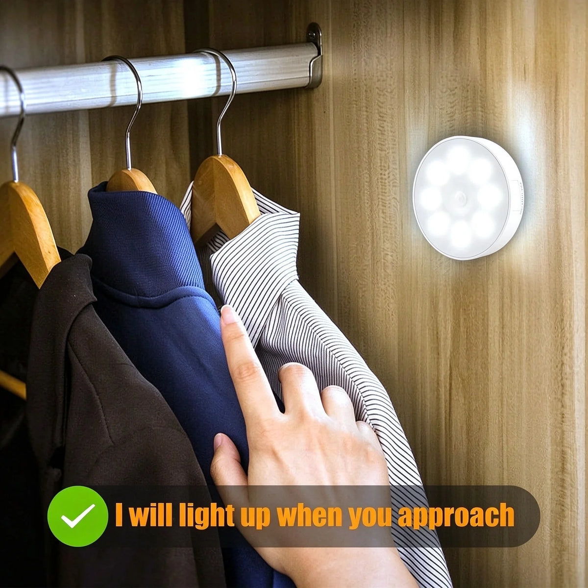 Motion Sensor Light, Rechargeable Night Light 💡