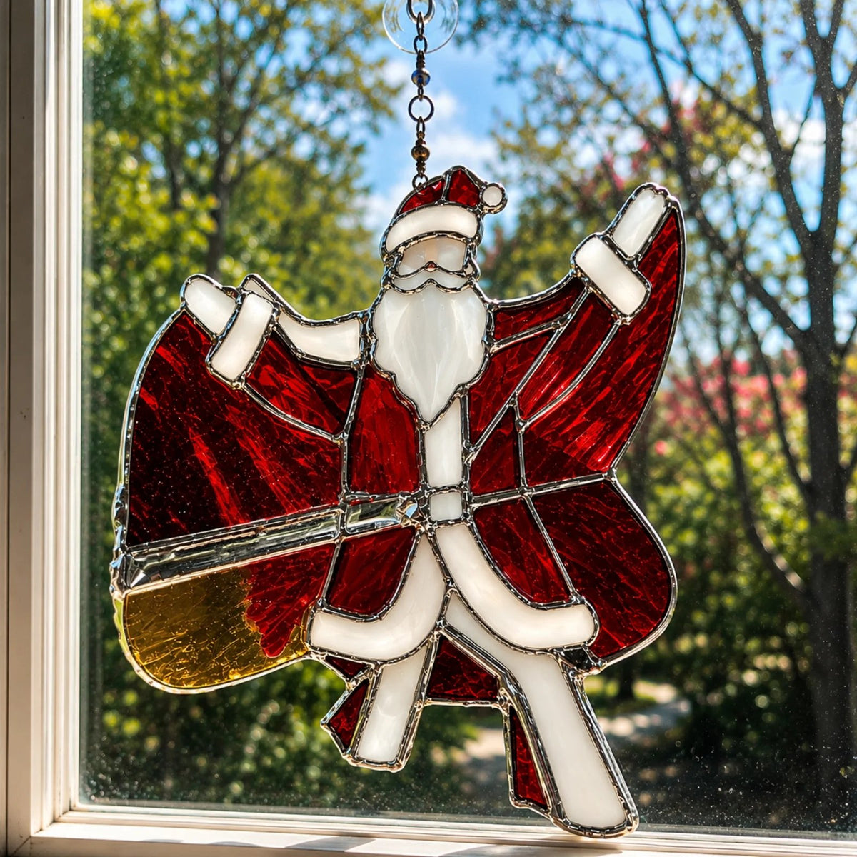 🔥LAST DAY 53% OFF - ✨⛄ DIY 3D Christmas Iridescent Glass Spinning Suncatcher Ornament Kit🎄