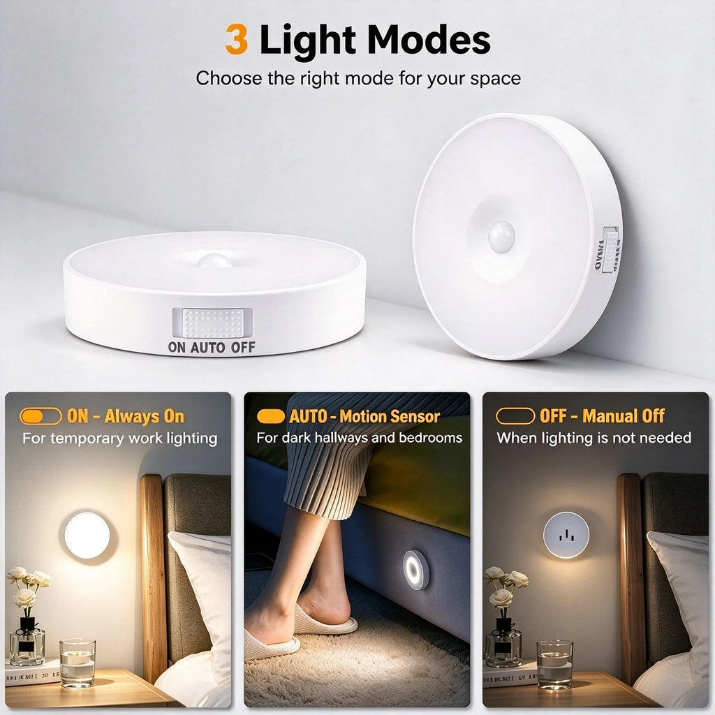 Motion Sensor Light, Rechargeable Night Light 💡