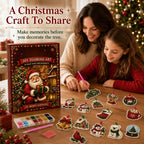 🎄 53% OFF | 24 DIY Christmas Diamond Painting Ornaments – Make & Hang ✨