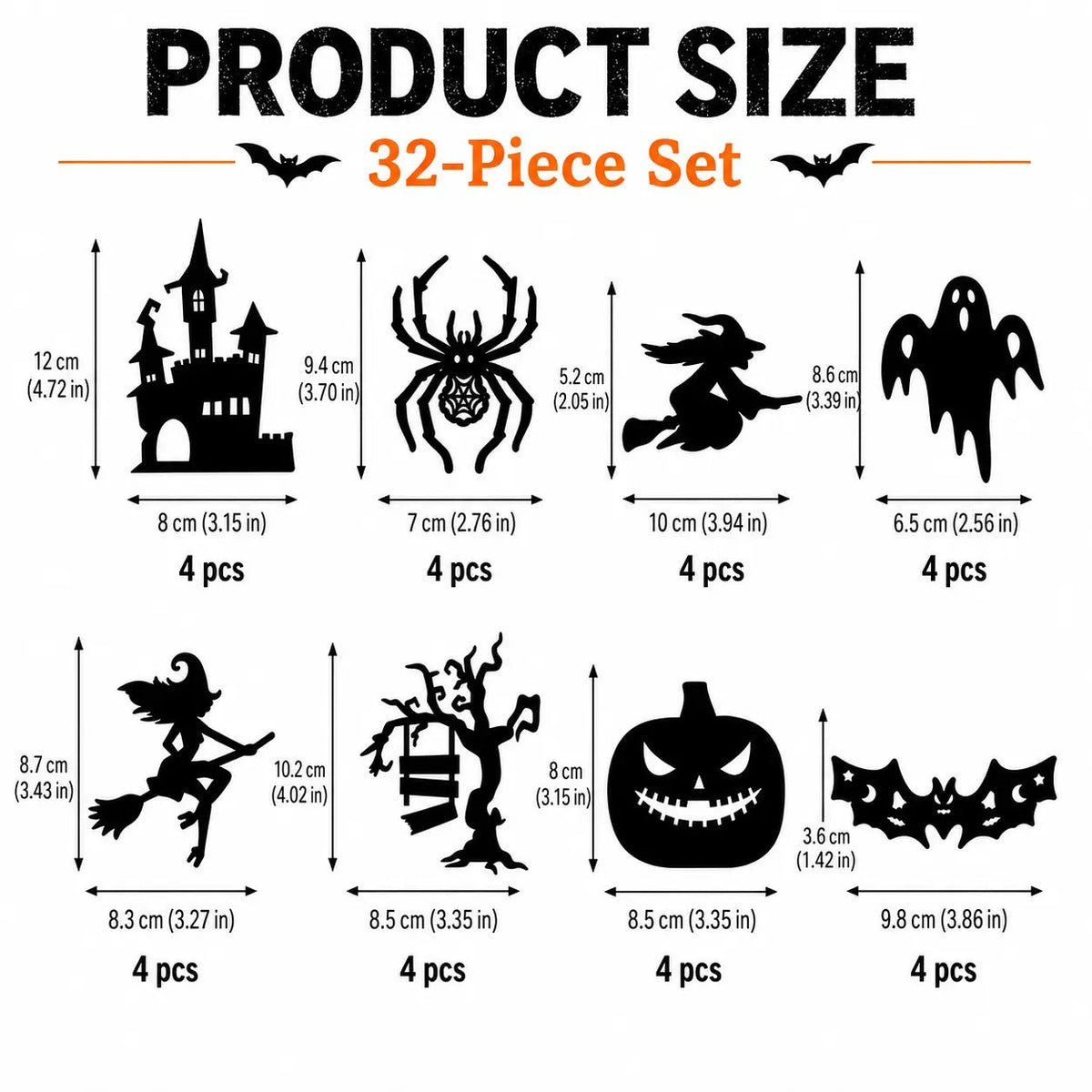 🎃 Halloween Spooky 3D LED Wall Decorations