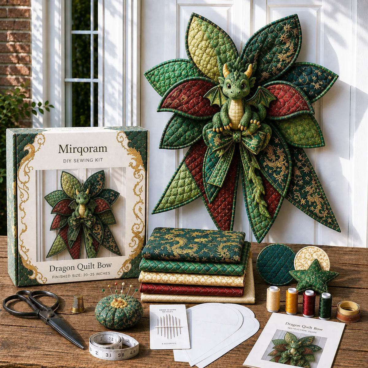 Fox - Handmade Quilted Door Bow DIY Sewing Kit
