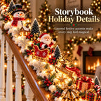 🎅 Turn Your Staircase Into Santa’s Christmas Wonderland
