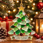 Special Offer 🎄 Save 63% | Sea‐Glass Christmas Hanging Ornaments, Xmas Tree Decor & Gift