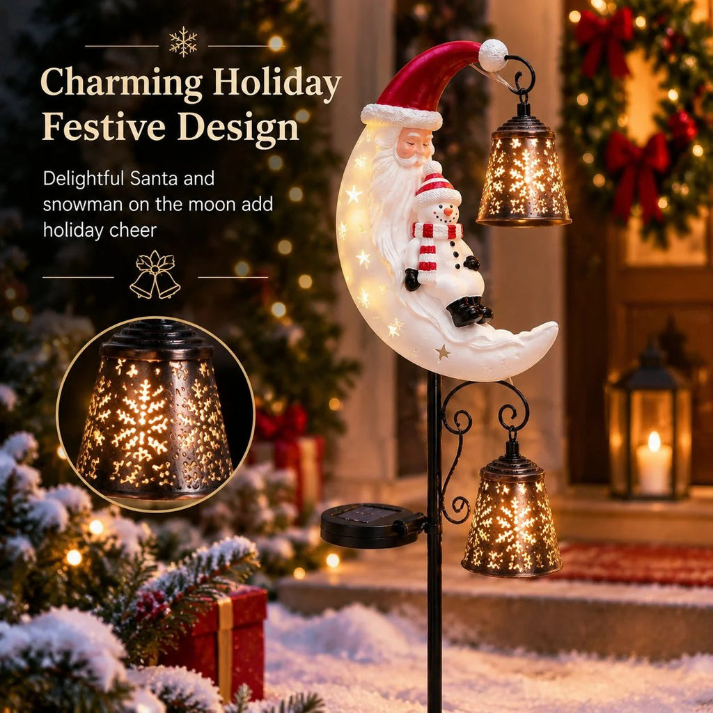 🔥 68% OFF | Christmas Moon Solar Garden Light 🎄
