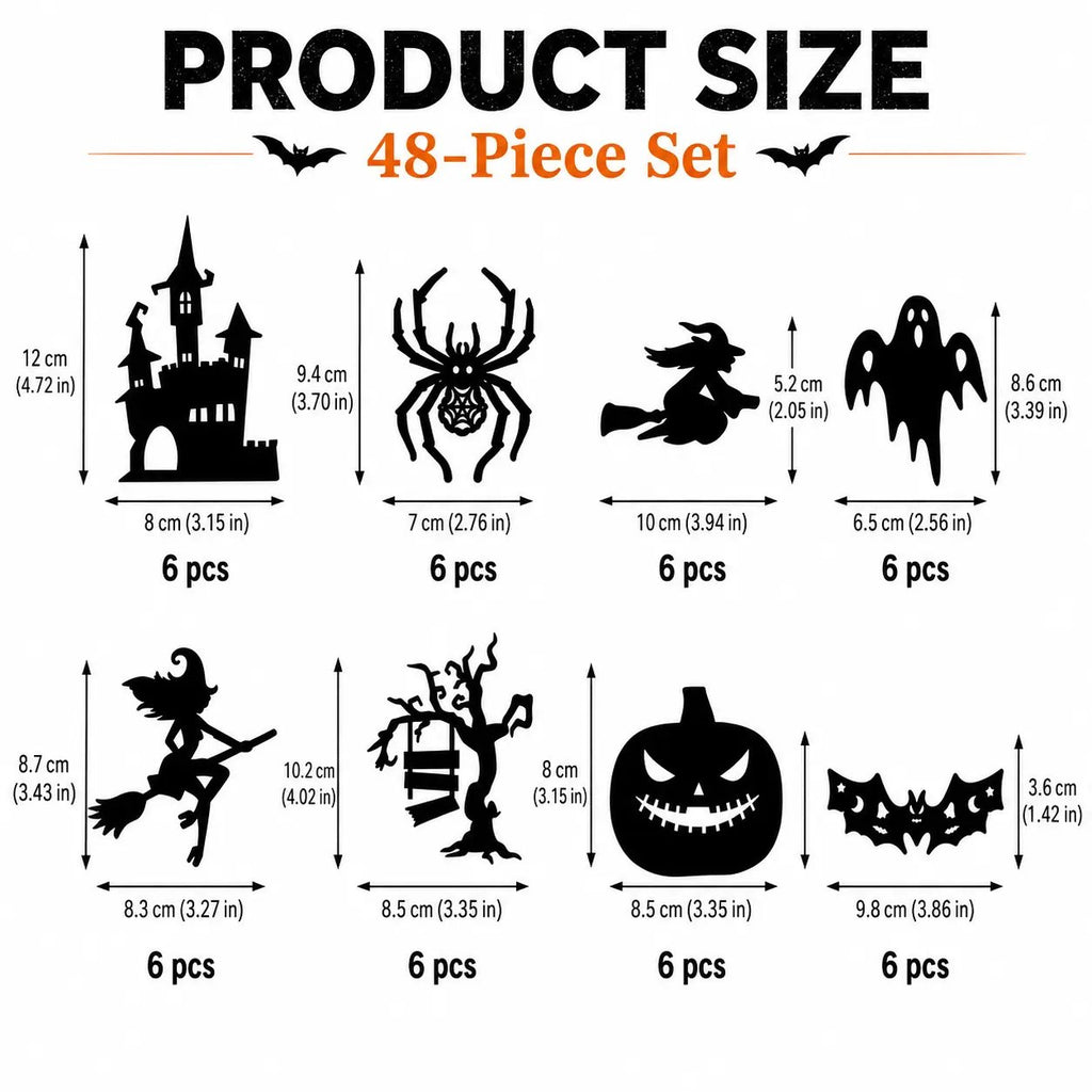 🎃 Halloween Spooky 3D LED Wall Decorations