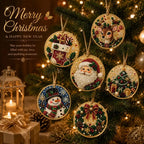 🎄Christmas DIY Diamond Painting Ornaments Kit (6 PCS)🎅